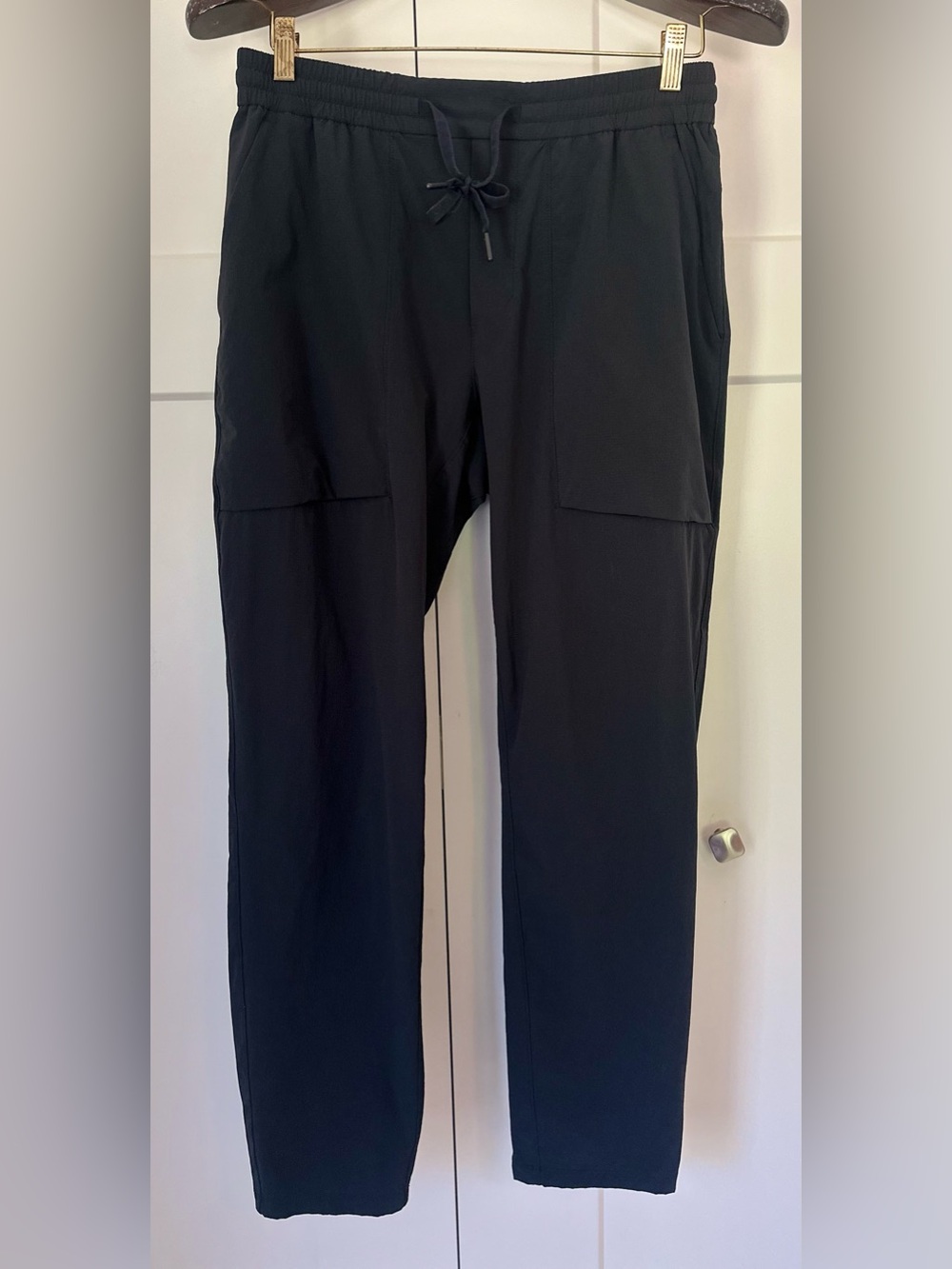 lululemon athletica Men's Bowline Black Cargo Drawstring Pants L